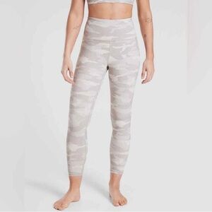 Athleta Elation 7/8 Tight White Camo